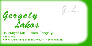 gergely lakos business card